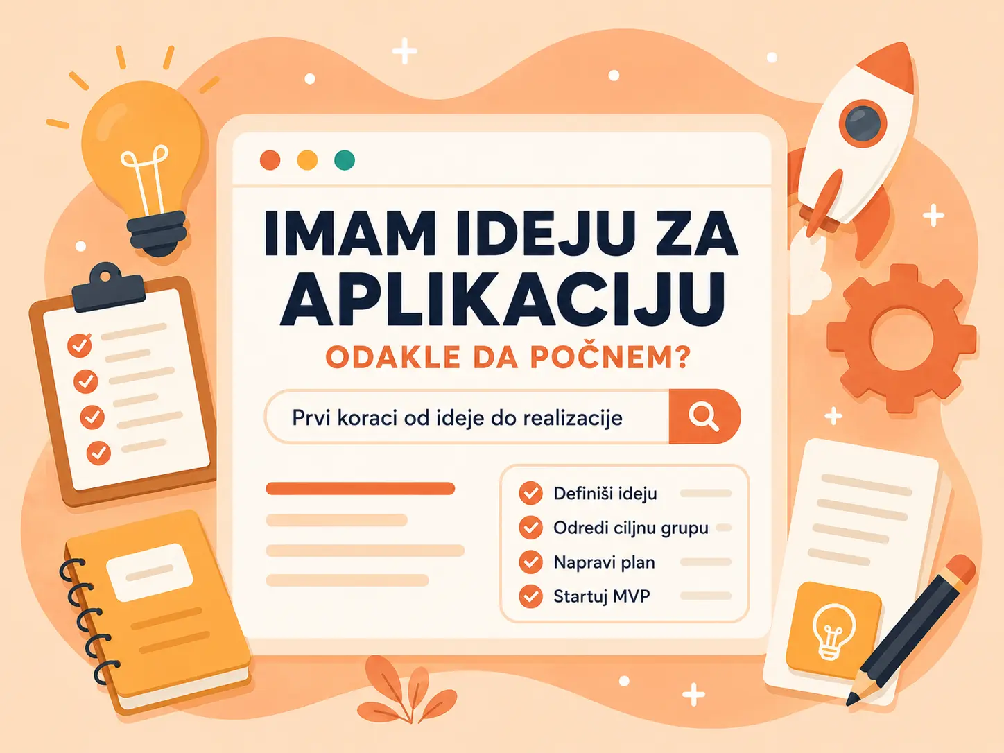 Planiranje ideje za mobilnu ili web aplikaciju