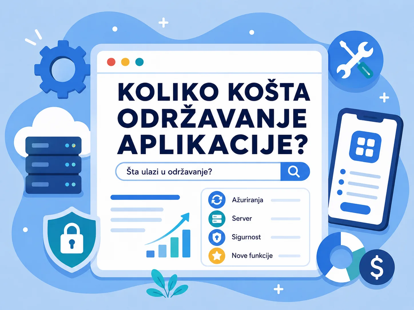 Troškovi održavanja mobilne i web aplikacije